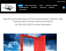 Tablet Screenshot of club64colorado.com
